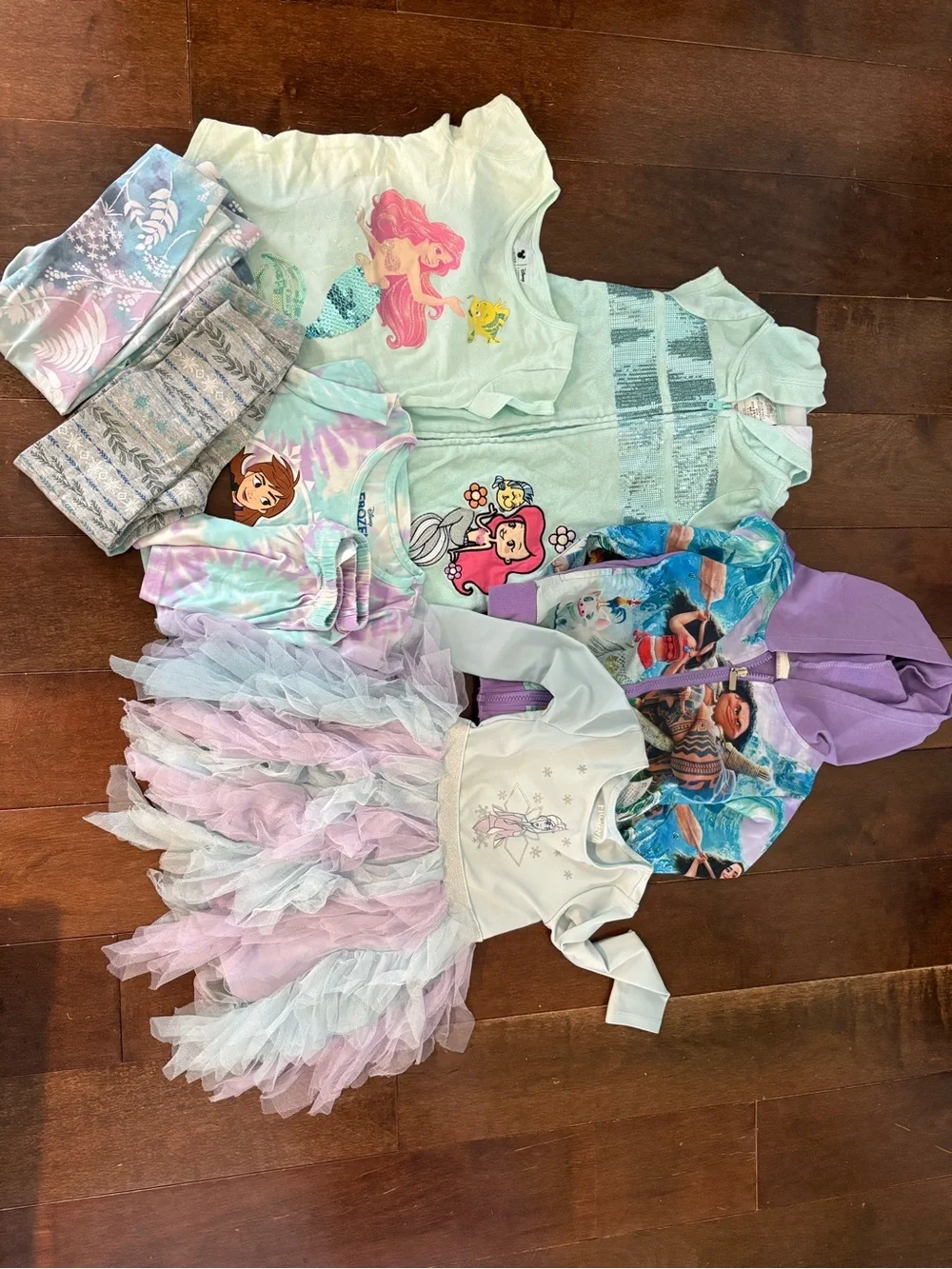 Disney Girls Pastel Lot Bundle